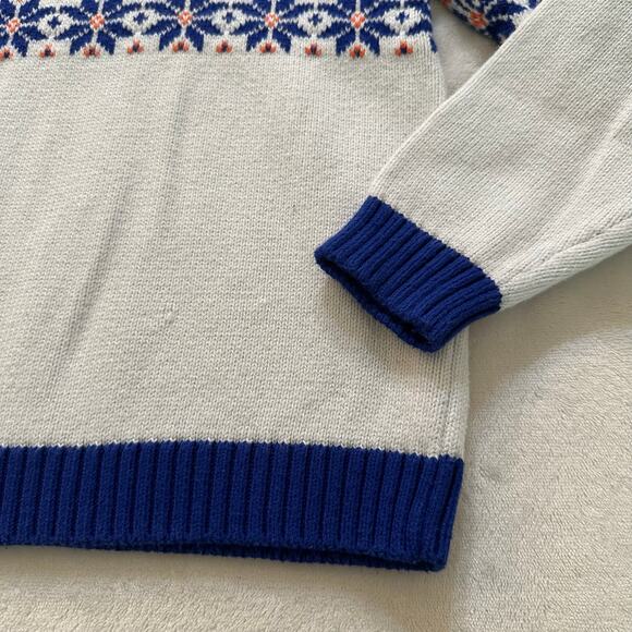 Janie and Jack Fair Isle Sweater sz 6 - Picture 4 of 11